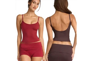 Cross-border for European American Women's Yoga Vest Tank Top Chest Pad Quick-drying Sling Stacked Seamless High Elastic