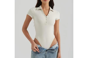 New European and American Quick-drying Yoga Tops Polo Shirts Short Sleeves Sports Waist Versatile Slim Fitness Clothes