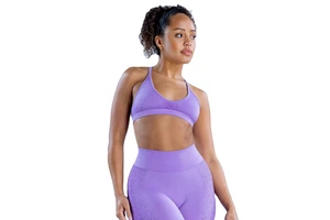 Women's Seamless Sports Bra Scrunch Push-Up High Support Cross Shoulder Strap Yoga Tank Top Quick Dry Fitness Breathable