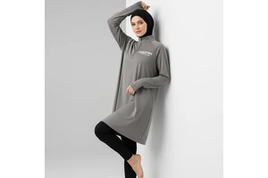 Long Sleeve Modest Top Women Thumb Holes Breathable UPF50+ Eco-Friendly Soft Practical Muslim Modesty Wear Casual Active