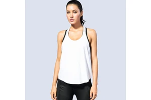 Women Sports Vest Fitness Yoga Running T Camisole Quick Dry Breathable Loose Undershirt With Letters
