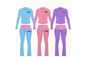 Women's Custom Logo Cotton Rib Tshirt Shorts 3 Piece Set Spring Summer For Lounge Wear Dupe Loungewear Top Manufacturers