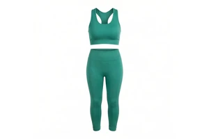 Custom Logo Quick Dry Outdoor Yoga Wear Set Off Shoulder Top Leggings Gym Fitness Clothes Womens Activewear Wholesale