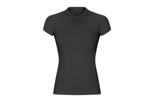 New Round Neck Slim Body Solid Color Lulu Yoga Short Sleeve Female Stretch Fast Dry Sports Lulu Yoga Clothing GYM Lulu Yoga Tops
