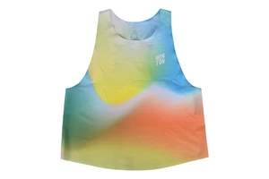 80GSM Lightweight Fabric Seamless Custom Running Tank Top Loosing Crop Women's Running Singlet