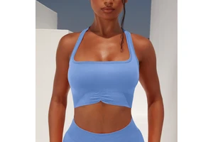 New Arrival Hot Women Solid Color High Stretch Seamless Soft Breathable Moisture Wicking Lightweight Fitness Yoga Wear Yoga