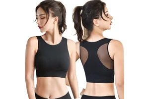 Women's Fast-Drying Breathable Removable Padded Cami Style Full Coverage Sports Yoga Tops Solid Inner Tops