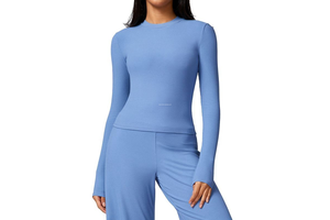 New Lulu Tight Long Sleeve Yoga Clothes Running Lulu Long Three Quarter Sleeve T-shirt Thread Quick Dry Fitness Top
