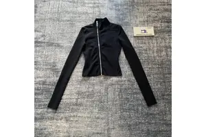 DENIMGUYS Custom Gym Women's Yoga Long Sleeve Top Sports Fitness Zipper Jacket for Women