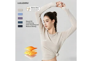 2026 Fresh Women's Breathable Quick Dry Sweat-Wicking Casual Versatile Long Sleeve Sport T-Shirt Yoga Running Pilates Fitness