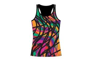 SAVOW FIGHT WEAR Women's Sublimation Print Knitted 100% Polyester Gym Yoga Athletic Fitness Sports Tank Tops Quick Dry