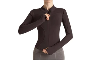 Wholesale Women's Stretch Fit Zipper Compression Base Layer Top Long Sleeve Quick Dry Breathable Active Performance Wear