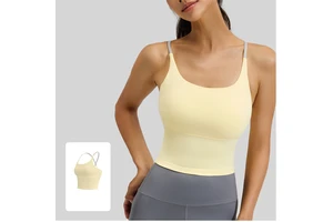 New Style Sports Underwear Gym Fitness Yoga Wear Sports Top Cross Back Breathable Quick Dry Yoga Vest for Women