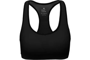 Women High Support Racerback Sports Bra Breathable Seamless Workout Bra Padded Yoga Running Gym Top