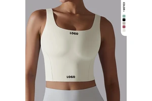 New Slim Breathable Quick Dry Four-Way Stretch Workout Crop Top Pilates Yoga Running Sports Shirt for Women