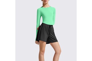 Women Yoga Tops High Performance Quick Dry Stretchable Fabric Perfect for Gym Workout Running Fitness Wear Yoga Tops for Woman
