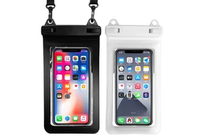 20 Colors 7.0 Inch Waterproof Phone Pouch Touch Screen Cell Cellphone Wholesale Beach Swimming Drifting Mobile Bags for Iphone