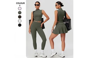 New Tight Yoga Suit for Women Slimming Beautiful Back Gym Sports Vests Tops Tennis Short Set Casual Legging Fitness Yoga Clothes