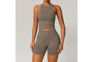 Cross Back Yoga Crop Top for Women Comfortable and Breathable With Quick Dry Fabric