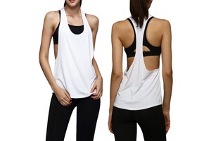 Female Sport Top Jersey Woman T-shirt Crop Top Yoga Gym Fitness Sport Sleeveless Vest Singlet Running Training Clothes for Women