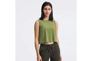 Women's Breathable Quick-Drying Stretch Soft Sportswear Seamless Yoga Suit Vest And T-Shirt For Running Gym Fitness Sports