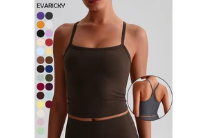 Custom Camisole Activewear Gym Running Tank Top Women Spaghetti Strap Yoga Tank Tops for Women