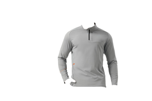 Men's Spandex/Nylon Half-Zip Quick Dry Wrinkle-Resistant Sports Top High-Elastic Stand-Up Collar for Autumn Fitness Training