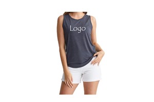High Quality Women Yoga Wear Female Sleeveless Tank Top Plain Solid Pattern Sports Fitness OEM ODM Service Short Length Tops
