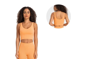 Hot Selling Custom Yoga Tops Logo High Quality New Stylish Summer Lightweight Sport Fitness Pilate Jogging Yoga Support Bra