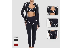 Wayfarer Active Sweden: Longline Sports Bra Built on Recycled Polyester/Spandex Ponte Roma Knit