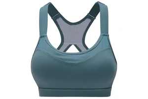 New Design Lightweight High Support Seamless Sports Bra Comfortable Fashion Fitness Gym Yoga Wear Front Customizable Colors Logo