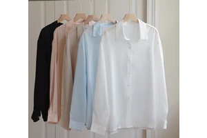 For Linen Long Sleeve Shirt For Women Spring/Summer Simple Regular Fit Breathable Casual Outerwear Top