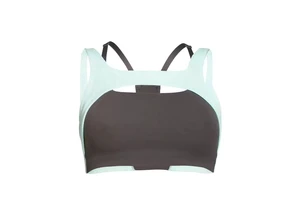 High Support Plus Size Sports Bra for Running Yoga & Gym Workouts-Breathable Moisture-Wicking Fabric with Front Logo