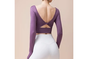 RUIQUWIN Custom Women's Fitness Sports Long Sleeve Casual Breathable Yoga Wear Quick Drying Eco-Friendly Cowl Neck Loose Fit