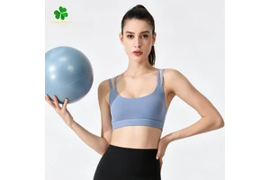 Women's High Support Fitness Vest Quick-Drying Adjustable Straps Removable Pads Yoga Running Sports Bra Free Size Shockproof Gym