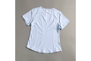 Quick-Drying Casual Women's Summer Fitness Sports T-Shirt Breathable Slim-Fit Short Sleeve Yoga Top for Running & Yoga Clothing