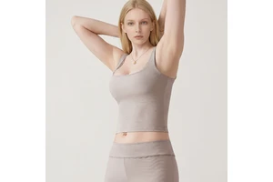Beauty Back Sports Yoga Tank Top Women's Threaded Quick-drying Breathable Outerwear