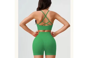 Running Yoga Vest Elastic Quick-drying Sweat-absorbent No Chest Pad Fitness Top Yoga Clothes