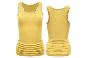 High Quality Women Yoga Wear Female Fitness Clothing Breathable Back Gym Tank Top Running Sport Tank Top For Girls