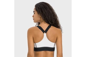 Breathable Lightweight Recyclable Sleeveless Yoga Crop Top Padded Cross Back Yoga Bra Sportswear Drop Shipping Fitness Gym Wear