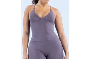 Women's Seamless Spandex/Nylon Solid Pattern Simple Design Sleeveless Tank Top Quick-drying Breathable for Yoga Sports