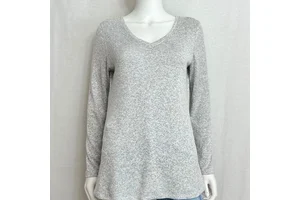Women's Winter Eco-Friendly Button Logo Print Long Sleeve Crop Top Casual Workout T-Shirt O-Neck Polyester/Cotton Breathable