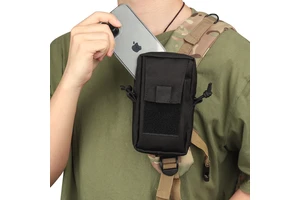 Outdoor Waterproof Portable Molle Accessory Sports Bag with Shoulder Strap Multi-Functional First Aid & Phone Stowable