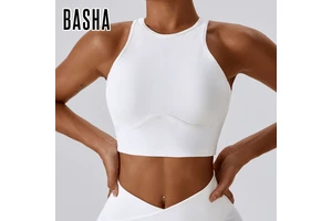 Shockproof High Strength Running Fitness Vest With Beautiful Threaded And Hollowed Out Back Tight Yoga Bra And Sports Bra