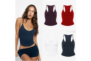 Women's Yoga Sports Fitness Tank Top Vest Chest Pads High Elastic Shorts Quick-drying Yoga Set