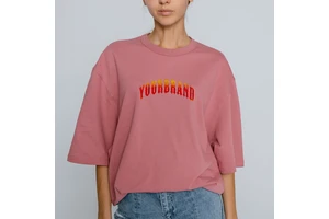 2026 New Arrived Plus Size Crewneck Short Sleeve Eco-Friendly Appliques Breathable 100% Cotton Lightweight Women's T-shirt