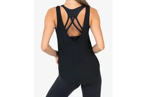 Classic Simple Women Racer Back Fitness Tank Tops Quick Drying Breathable Eco-Friendly Yoga Vest Slim Fit Running Gym Singlets