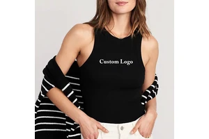 CUT AND SEW Women's Tank Top Unique Fashionable Design for Adults Solid Pattern Casual Style Plus Size High Quality Tank Top