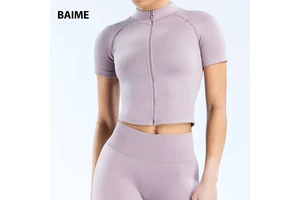 Wholesale Guaranteed Quality Eco-friendly Plus Size Women Summer Yoga Shirt Quick Dry Breathable Four-Way Stretch