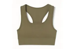 Customize Front High Elasticity Lightweight Eco-Friendly Four-Way Stretch Racerback Women High for Breathable Gym Sports Yoga